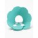 Veterinary collar made of felt "chamomile", size XS, turquoise