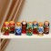 Nesting doll 3 in 1 (color and pattern may differ), mix