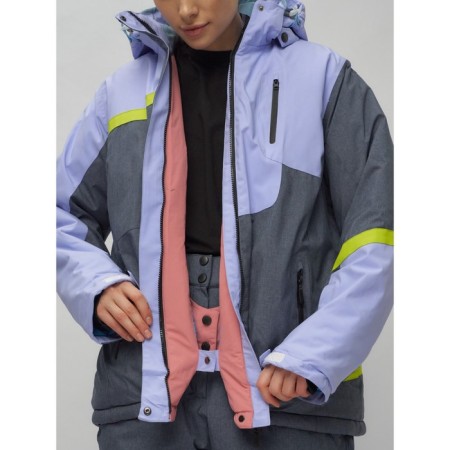 Ski suit, size 60, purple color-4