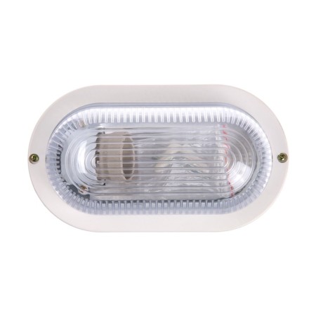 NBP lamp, under the lamp, IP54, 220 V, oval, plastic, white-1