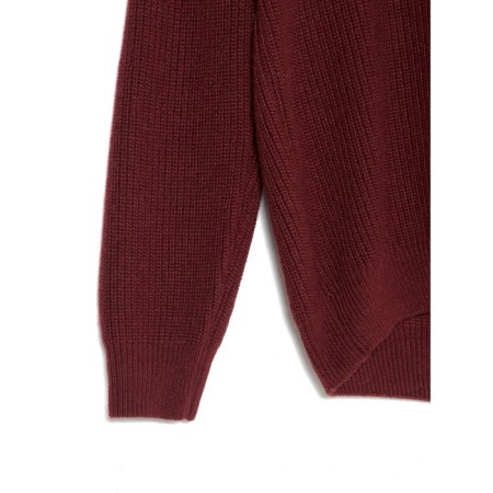 Women's Pulover from the Italian yarn CONTE Elegant, size L, color Burgundy-5