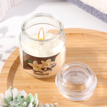 Candle in the bank Aromatic "Sweet Vanilla" 6x8.5cm-1