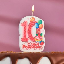 Candle for cake the number 