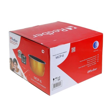 MSR-6 bowl for multicooker Redber MC-D611, 6.0 liters-1