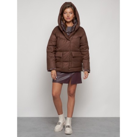 Winter jacket, size 52, brown color-4