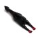 The squeak of "thoughtful chicken" for dogs, 28 cm, black