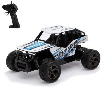 Radio -controlled jeep "Safari", a metal case, works from the battery.