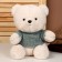 Soft toy "Bear", 26 cm, in a jacket, mix