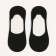 Invisible socks female, black color, size 23 (36-39)