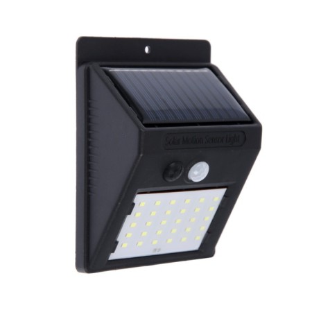 Garden lamp on a sunny battery with a motion sensor, invoice, 9.5 × 13 × 5 cm, 30 LED, white glow-2