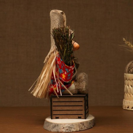 Orak-Domova "Baba Yaga on the chest", 30x29x23 cm, mix-2