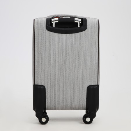 Small suitcase 20 "on lightning, code castle, with extension, color gray color-6