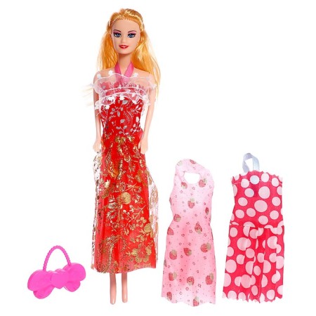 Arina doll with summer outfits and accessories, mix-3