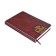 Dated diary 2025, A5, 176 sheets, Hong Kong, solid cover, pancake embossing, with liesse, block 80 g/m2, brown