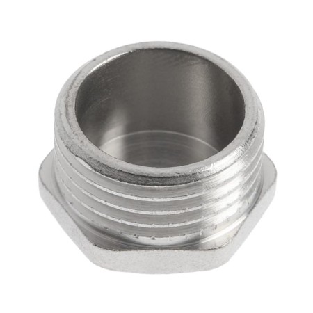 The plug "CTM", 1/2 ", external thread, nickelized brass-3