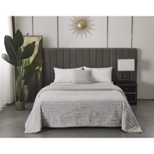 Anabel blanket, size 160x220 cm, gray color