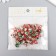 Beads for creativity plastic "Spray of paint. Red and green" set of 20 g 1x1 cm