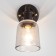 Sconces Astor, 1x60W E27, bronze color, black