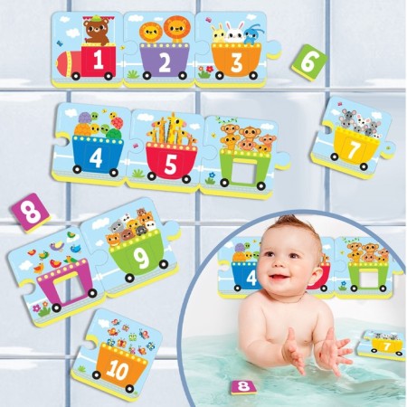 Soft puzzle for kids "score and color", 20 parts, crumb I-2