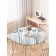The tablecloth “Water plant”, round, oxford, elastic band, size 120x120 cm, diameter 75-100 cm
