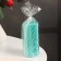 Candle-cylinder "Spiral", 5x10 cm, tiffany, metallic, 6 hours