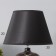 Traffic lamp with lampshade Risalux "Sarin", E27, 40 W, black-gold, 30 × 30 × 39.5 cm