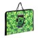 A4 labor folder with handles, 325 x 230 x 25 mm, zipper around, folding bar, plastic, PTR-6 calligrata "Pixels"