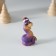 Souvenir Polystone "Violet snake" MIX 4x3x5 cm