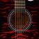 Acoustic guitar Music Life QD-H38Q-HW, red