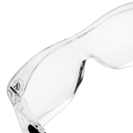 Protective glasses Denzel 89201, polycarbonate, open type, increased transparent lens-2