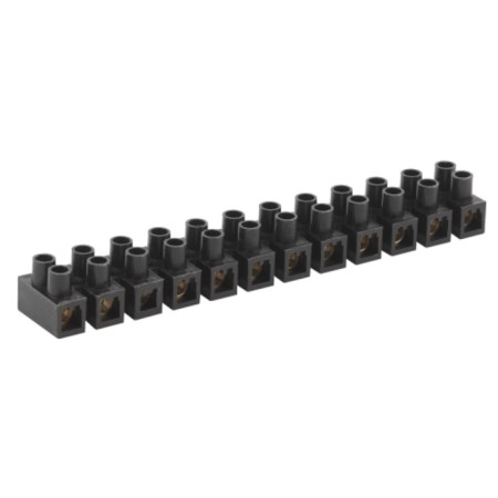 Clim of a screw era ZVI-80 polypropylene 4-25 mm2, 12 pairs 100 ° C black