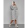 Coat insulated winter feminine, size 48, color light gray