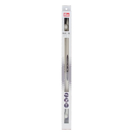 Right knitting needles Ergonomics, 10 mm/35 cm, 2 pcs