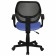 Armchair for the operator compact Brabix Flip MG-305, TW fabric, blue/black