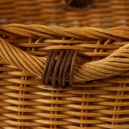 Wicker basket, 26 x 16 x 18/30.5 cm, rattan-3