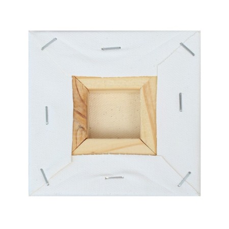 Canvas on a subframe, 10 x 10 cm, 100%, cotton, 380 g/m2, middle grain, ZHK "Sonet", E5305-B-10X10-1