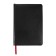 Diary of a low -end A5+, 136 sheets of Sidney Nebraska, hard cover, artificial leather, silver cut, black