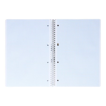 A4 notebook, 80 sheets in a cage on the crest Impressions, cover coated cardboard, selective varnish, hard substrate, mix-5
