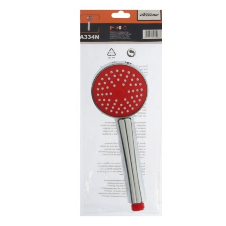 Shower watering can Accoona A334N, 1 mode, red-3