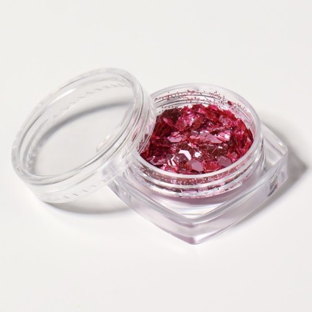 Sparkles for decor, small/large, pink color-3
