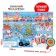 Bilateral poster with a magic magnifying glass "Winter activity poster, A2, Blue Tractor