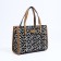 Bag Female Tout with zipper, white/black color