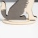 Lamp 3D nightlight "Wolf" LED USB 15x7x18.5 cm Risalux