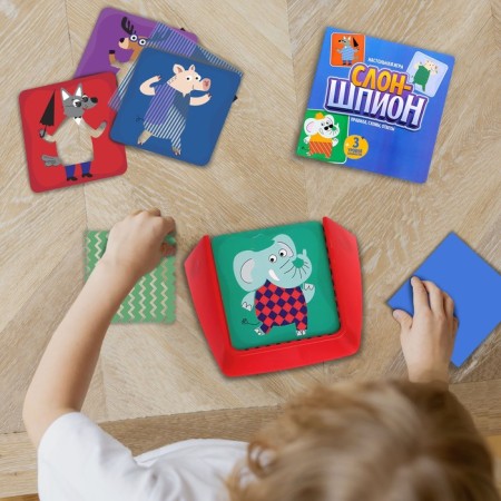 Board game "Elephant-Shpion", 1 player, 4+-4