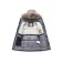 Winter park for a boy, height 116 cm, gray color