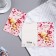 Birthday card!" Lac Twin, bear, pink background 12.1x18.3 cm
