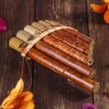 Souvenir musical instrument "Flute Pan" 21x13x2 cm, mix,-1