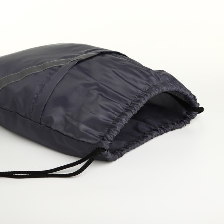 A bag for shoes on a lace, “ZFTS”, an outer pocket, a reflective strip, color gray color-2