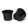 Pot for seedlings, 2 l, d = 17.5 cm, h = 13 cm, black, greengo