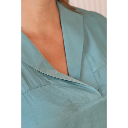 Female blouse, size 50, green color-2
